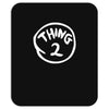 thing 1 and thing 2 red dr suess cat in a hat fancy fun Mousepad