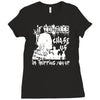 if zombies chase us im tripping you up Ladies Fitted T-Shirt
