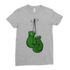liver cancer boxing glover Ladies Fitted T-Shirt