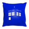 Tardis Doctor Who Throw Pillow