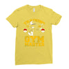 training to be gym master Ladies Fitted T-Shirt