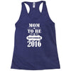 Mom To Be November 2016 Racerback Tank