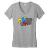 lego guy Women's V-Neck T-Shirt
