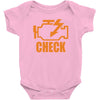 check engine Baby Onesie