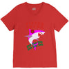 Sister Shark -Shark Do Do Do V-Neck Tee