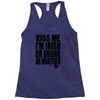 kiss me i'm irish or drunk or whatever t shirt st patricks day funny t Racerback Tank