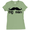 moustache Ladies Fitted T-Shirt