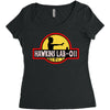 hawkins lab parody Women's Triblend Scoop T-shirt