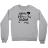 Happy First Father's Day Daddy Crewneck Sweatshirt