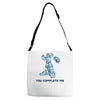 you complete me Adjustable Strap Totes