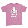 gym cat workout Youth Tee