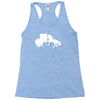 b&auml;r vs einhor  funny Racerback Tank