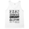 Born In January Tank Top