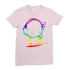 colorful music man Ladies Fitted T-Shirt