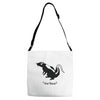 rat skunk Adjustable Strap Totes
