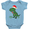 christmas dinosaur Baby Bodysuit