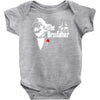 mario nintendo, super, retro, nerd, der pate, godfather, fun Baby Onesie