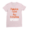 pumpkin spice and everything spooky Ladies Fitted T-Shirt