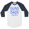 guns dont kill people dads with pretty daughters do 3/4 Sleeve Shirt