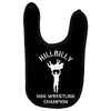 hog wrestling Baby Bibs
