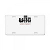 never forget casette diskette License Plate