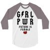 Girl Power Future Is Female 3/4 Sleeve Shirt