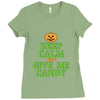 keep calm candy Ladies Fitted T-Shirt