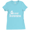 go away, i'm introverting Ladies Fitted T-Shirt