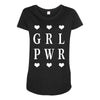 Girl Power Maternity Scoop Neck T-shirt