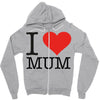 i love mum Zipper Hoodie