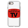 as seen in front of the the tv iPhone 8