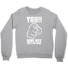 you have just lost the game  funny computer internet humour Crewneck Sweatshirt