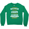 Super Cool Grandpa Of A Freaking Awesome Grandson Crewneck Sweatshirt