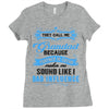 They Call Me Grandad Partner In Crime Funny Ladies Fitted T-Shirt