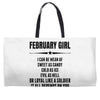 Super February Girl Weekender Totes