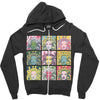 badass hair day Zipper Hoodie