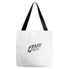crazy racing Tote Bags