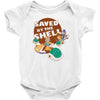 saved by the shell Baby Bodysuit