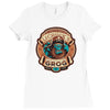 ghost pirate grog Ladies Fitted T-Shirt