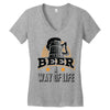 Beer A Way Of Life Women's V-Neck T-Shirt