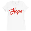 hope inspiration Ladies Fitted T-Shirt