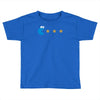 funny 80s pacman cookie monster retro gaming Toddler T-shirt