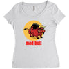 mad bull Women's Triblend Scoop T-shirt