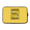 beer goggles sign, ideal gift or birthday present. Laptop sleeve