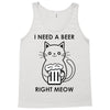 RIGHT MEOW BEER CAT Tank Top