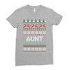ugly christmas aunt Ladies Fitted T-Shirt