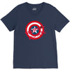 deadpool was here (captain america) V-Neck Tee