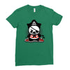 pirate panda Ladies Fitted T-Shirt