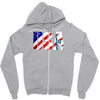 usa 4th of july Zipper Hoodie