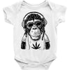 monkey hipster Baby Onesie